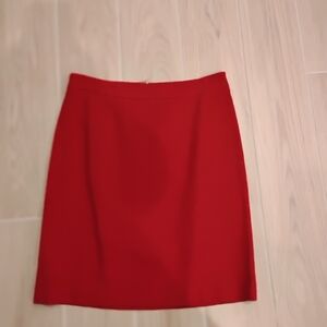 Ann Taylor Red Skirt